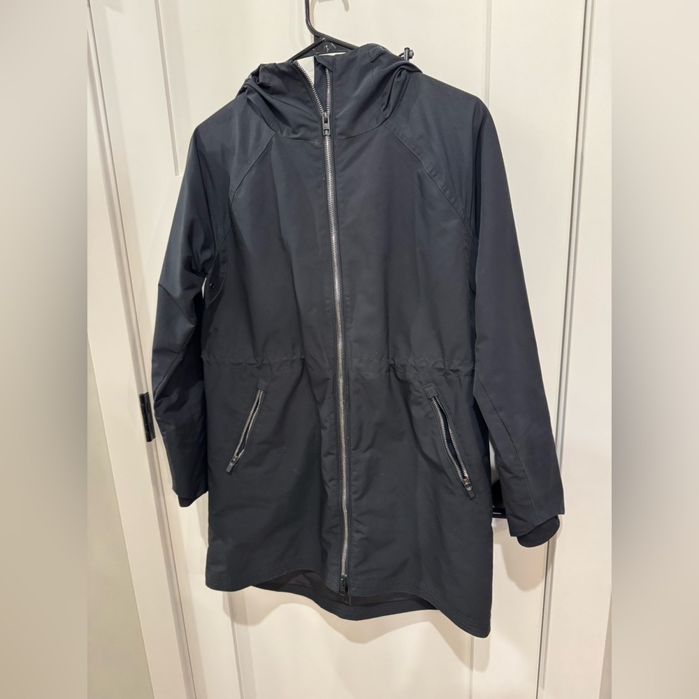 Athleta Black Hooded Jacket